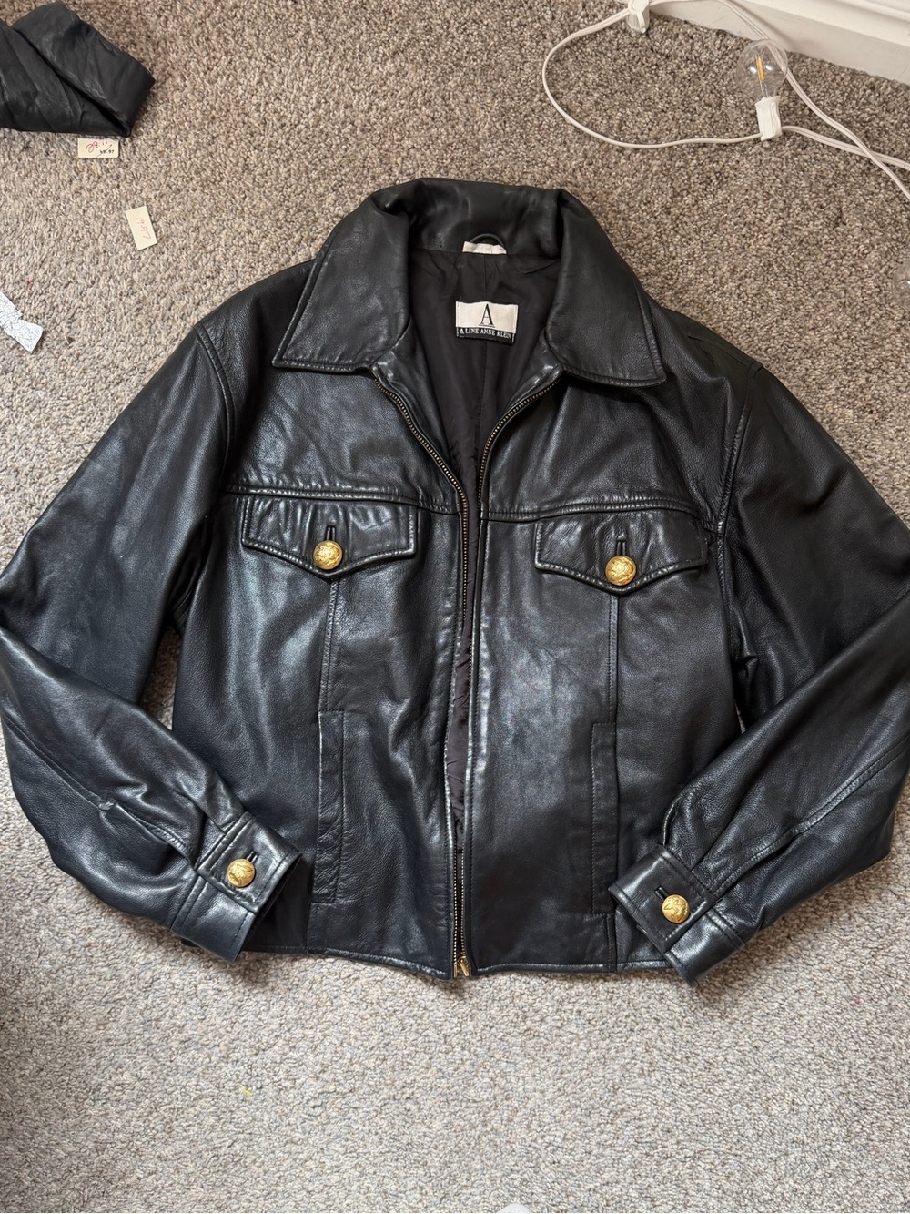 Vintage leather Anne Klein